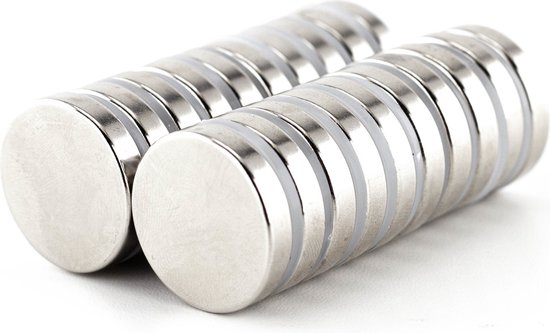 Brute Strength - Super sterke magneten - Rond - 25 x 5 mm 20 Stuks - Let op: Extra... | bol.com