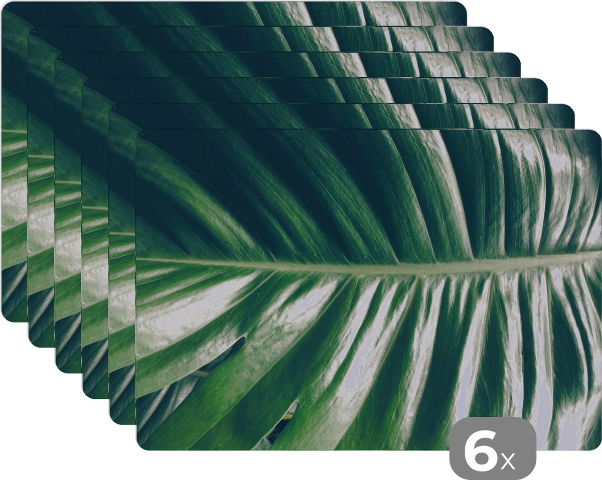Hosoncovy 4 stuks decoratieve rechthoekige PVC placemats