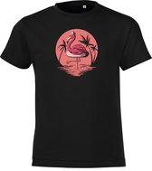 Klere-Zooi - Flamingo - T-Shirt - 152 (12/13 jaar)