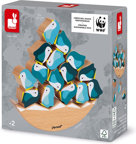 Afbeelding van het spel Janod x WWF - Evenwichtsspel pinguïns