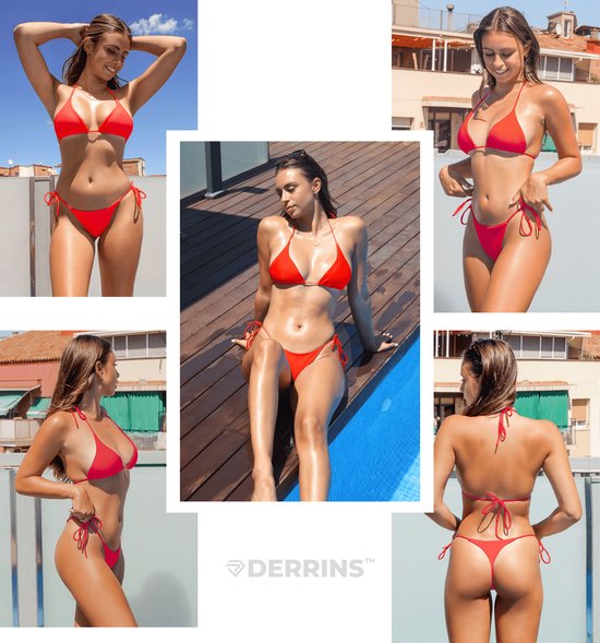STRING BIKINI Rood Bikini Dames Bikini Set Sexy bikini Bikini
