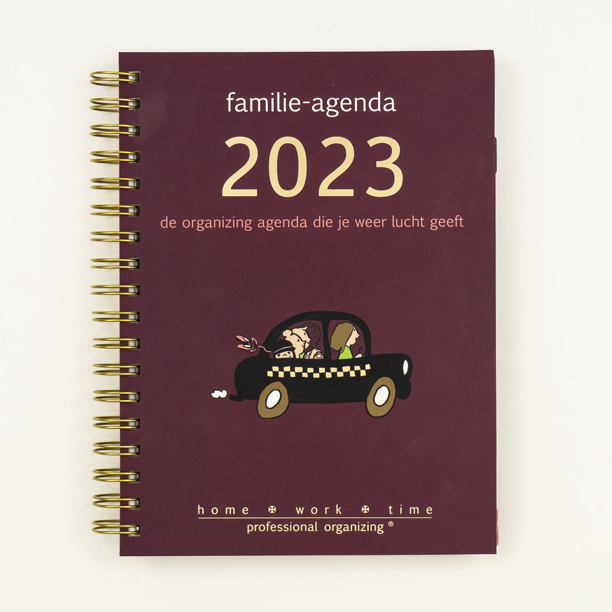 Bekking & Blitz - Homeworktime familie-agenda 2023 - praktische en complete agenda met een ruime indeling - boordevol handigheden en leuke extras - een agenda die met je meedenkt - kleurrijk geïllustreerd
