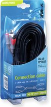 Scanpart RCA kabel 10 meter - 2x tulp naar 2x tulp - Audio kabel - Tulpkabel - 2x RCA