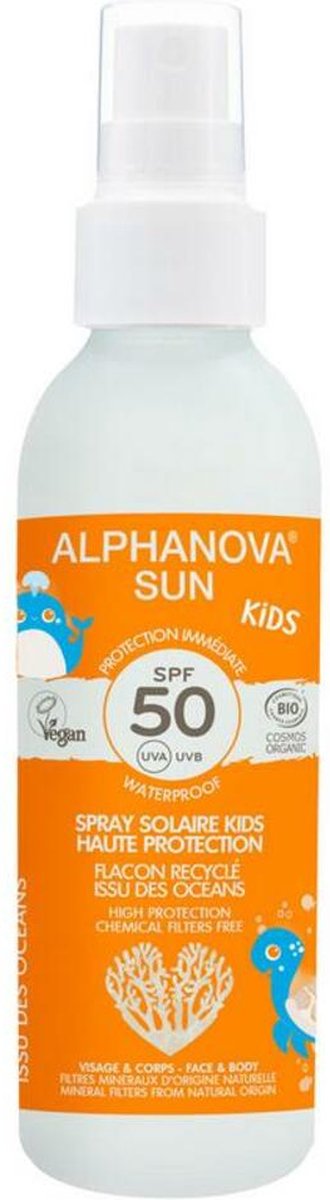 Alphanova Sun spray kids SPF50 125 ml
