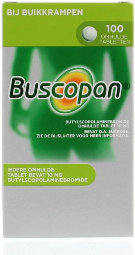 Buscopan Omhulde Tabletten 10mg – 1 x 100 tabletten