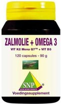 SNP Zalmolie & vit. K2 mena Q7 D3 & E 120 capsules