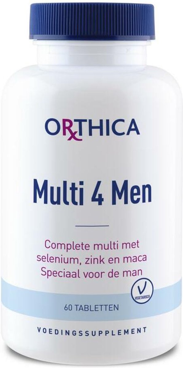 bagage Ambassade De controle krijgen Orthica Multi 4 Men (Vitaminen) - 60 Capsules | bol.com