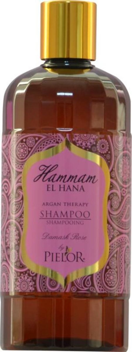 Argan therapy Damask rose - shampoo 400 ml - verpakking per 4 stuks