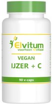 Elvitum Vegan IJzer + C Capsules 90VCP