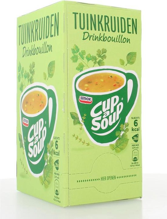 Unox CupaSoup heldere bouillon tuinkruiden 175ml