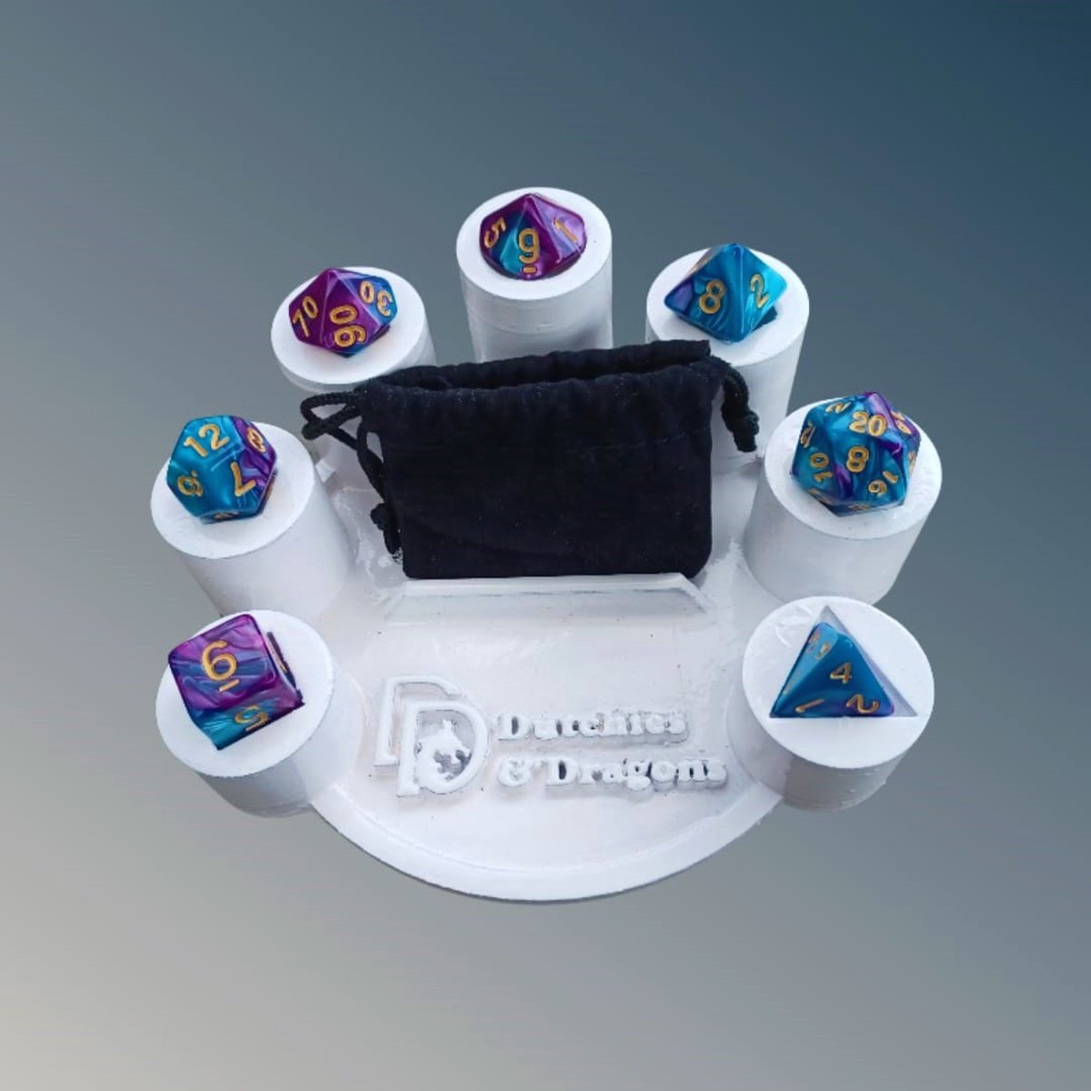Power Beast Dungeon Riesenwürfel D20 55 mm mit rotierenden