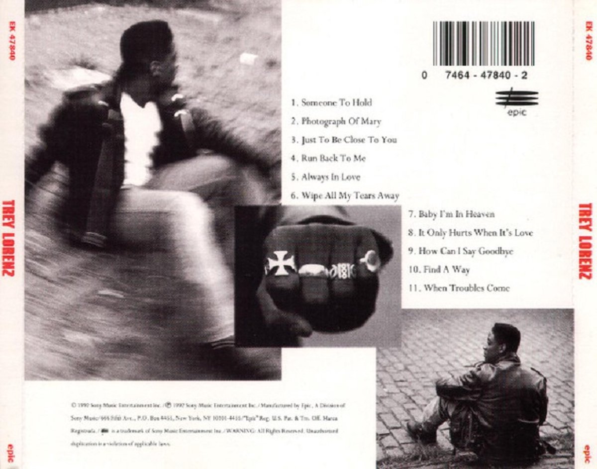 Trey Lorenz Trey Lorenz, Trey Lorenz CD (album) Muziek