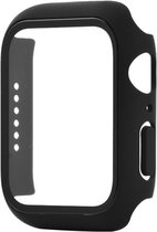 Screenprotector watch case - hoesje - geschikt voor Apple Watch Series 4/5/6 - 44 mm - zwart