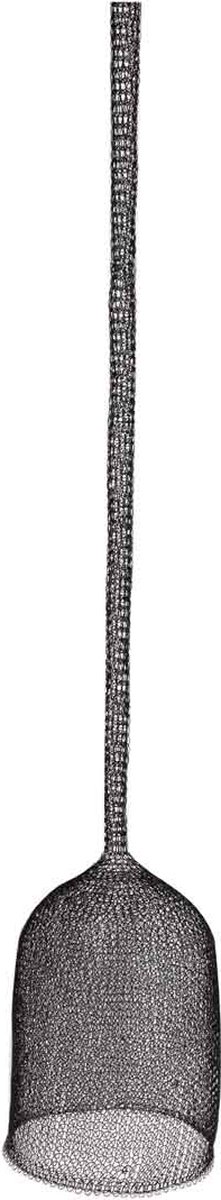 Rein Black stainless metal lampshade long round