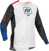 FLY Racing Lite Jersey Red White Blue L - Maat -