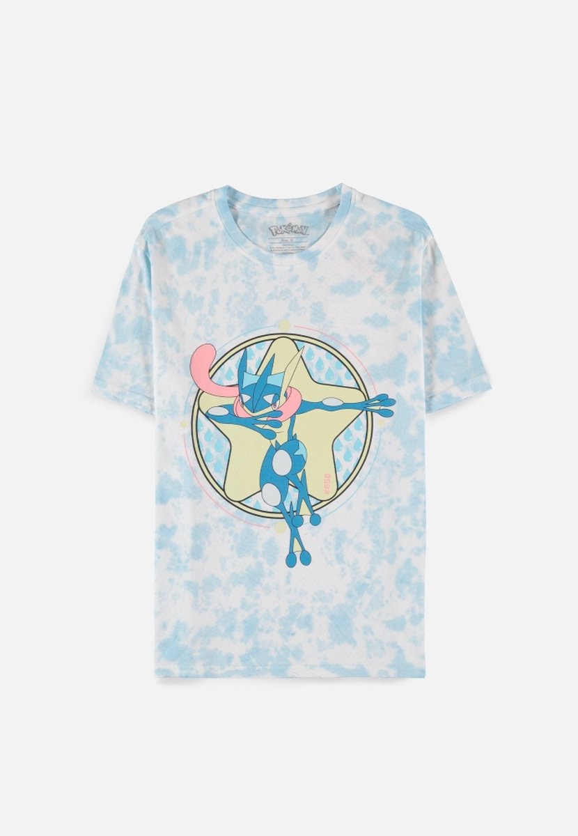 Pokémon - Greninja Heren T-shirt - XL - Blauw