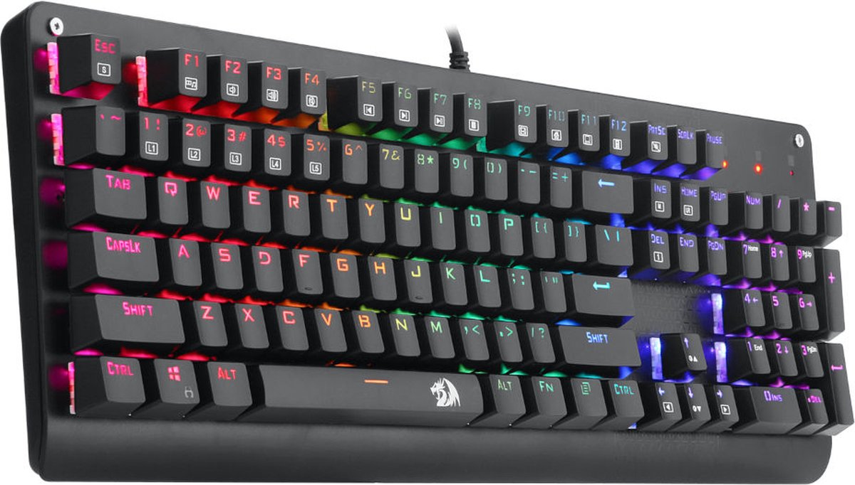 Toetsenbord RGB - Mechanische schakelaars - Multimediatoetsen - Anti-Ghosting toetsen - RGB Gaming Toetsenbord - Morsbestendig Ontwerp - Gaming Keyboard