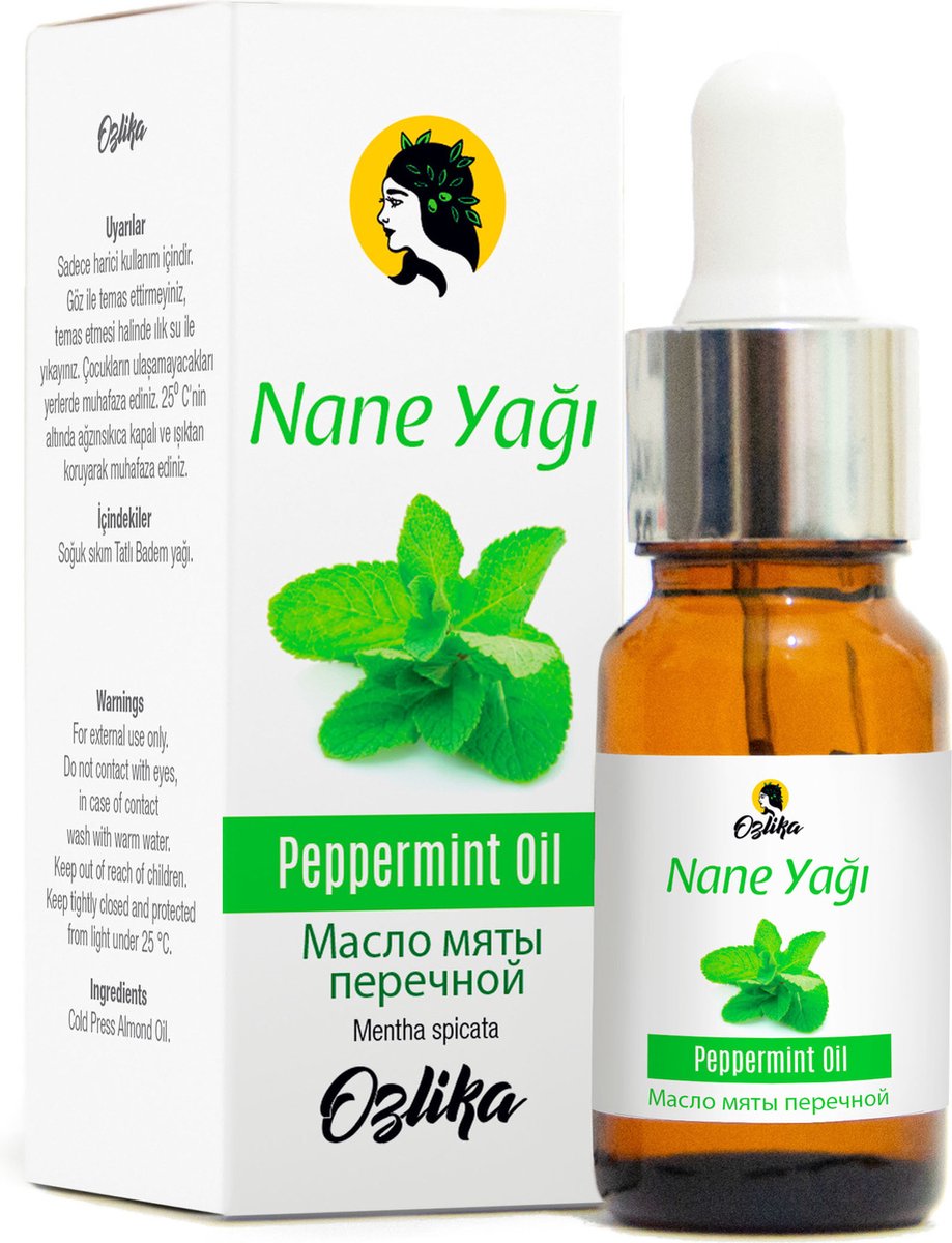 Goedkoopste Ozlika Pepermunt Essentiële Olie 10ml