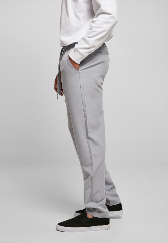 Pantalon De Jogging Urban Classics Homme - Regular Fit - Polyester/Viscose/Élasthanne - Poches Latérales Et Arrière