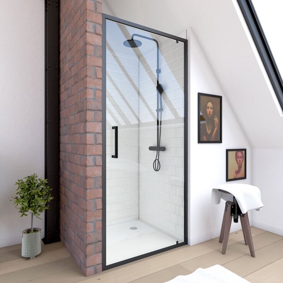 Foto: Vidaxl douchedeur 96x190 cm esg halfmat