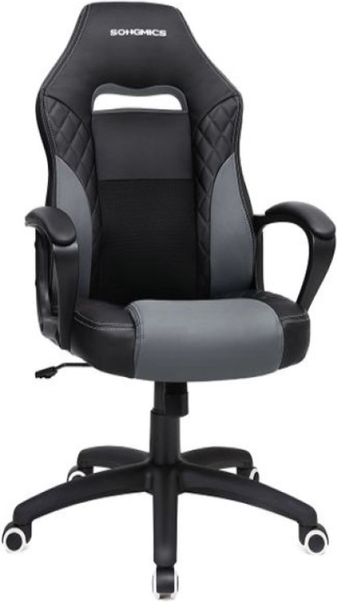 Offeco Gamestoel Saturnus - Gamestoelen - Desk chair - Gaming spullen - Gaming chair - Bureaustoel - Grijs