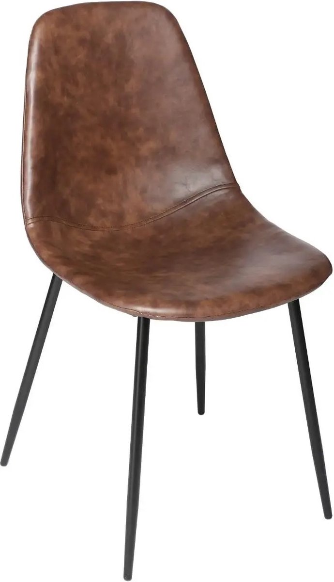 Atmosphera - Bruine Stoel - Polyurethaan - 82 cm