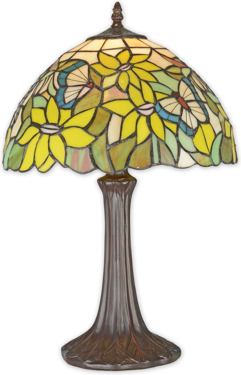 Tiffany stijl tafel lamp