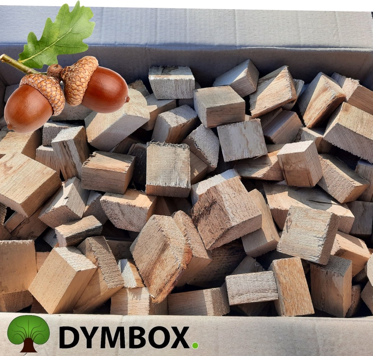 15 kg Rookhout Oak Chunks voor op de BBQ Rookoven (100% eiken) Onbehandeld, met Rook en Smaak Garantie