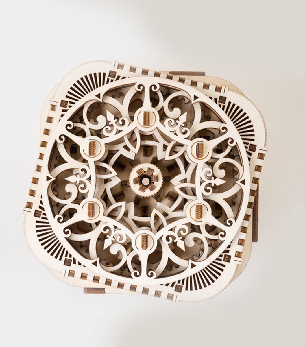 UGEARS Houten 3D Model - Juwelendoosje — afbeelding 13