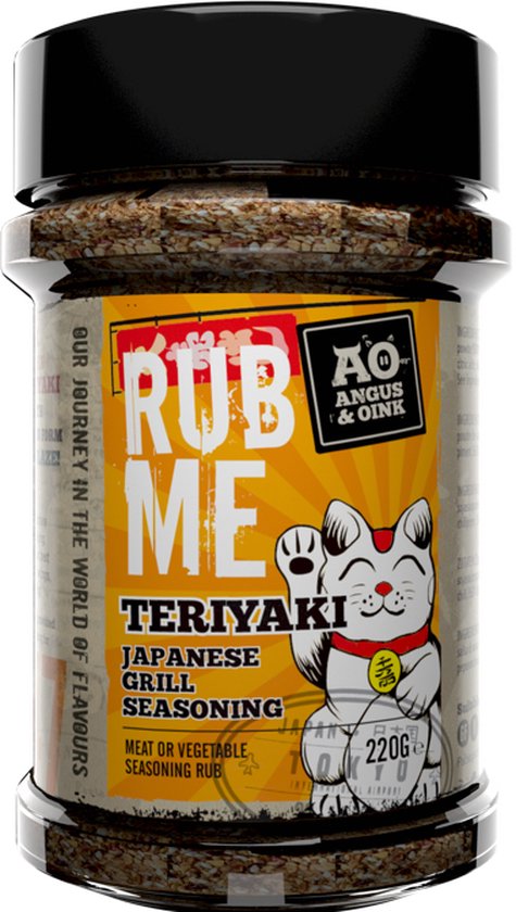 Angus & Oink – Teriyaki – 220 gram – BBQ Rub