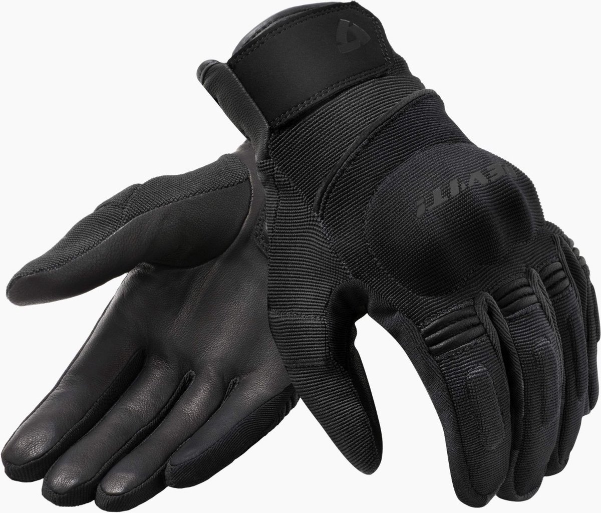 REV'IT! Mosca H2O Black Motorcycle Gloves XS - Maat XS - Handschoen