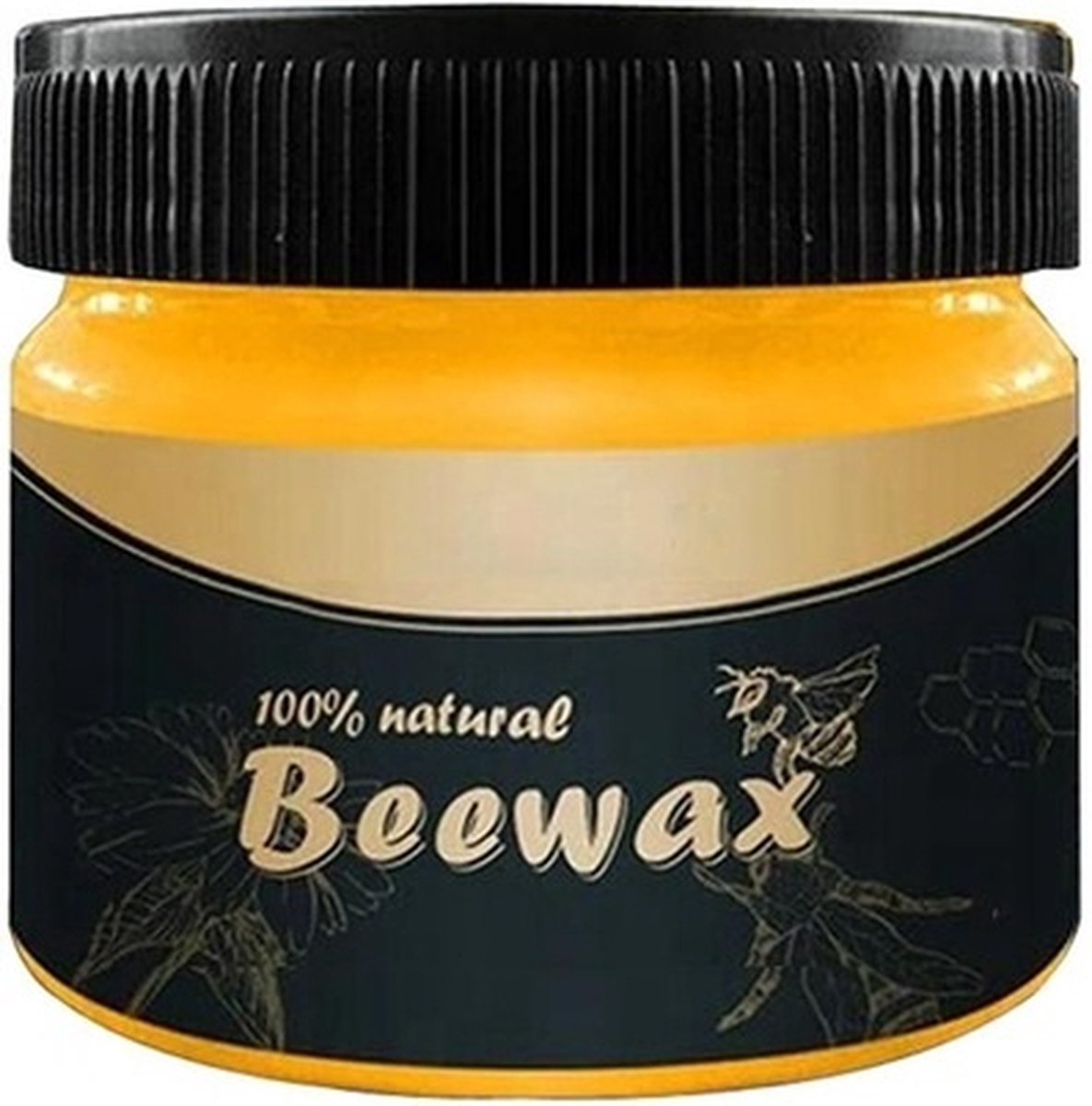 Bijenwas - Bijenwas meubel - 100% Natuurlijke bijenwas - Meubelonderhoudsmiddel - 80 gram - - Merkloos