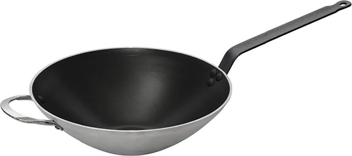 De Buyer Choc - Wok - 32 cm - met antiaanbaklaag