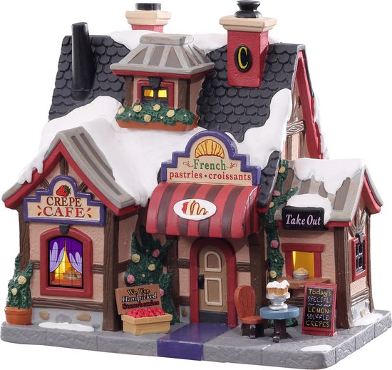 Lemax - Crepe Caf��, B/o Led - Kersthuisjes & Kerstdorpen