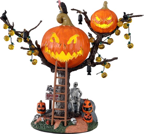 Lemax - Pumpkin Tree House, B/o (4.5v) - Kersthuisjes & Kerstdorpen