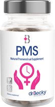 Dr. Becky | PMS | Helpt bij Menstruatie Klachten | Positieve invloed op de Hormoonbalans | 60 Vegan Caps