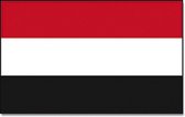 Vlag Jemen 90 x 150 cm feestartikelen -Jemen landen thema supporter/fan decoratie artikelen