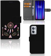 Smartphone Hoesje OnePlus Nord CE 2 Book Style Case Boho Dreamcatcher