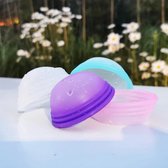 Noenoo |Duurzame Nieuwste  Herbruikbare menstruatiedisc Kleur Paars maat L - Medisch  Gecertificeerde Siliconen Bpa Vrij- PeriodDisc paars L