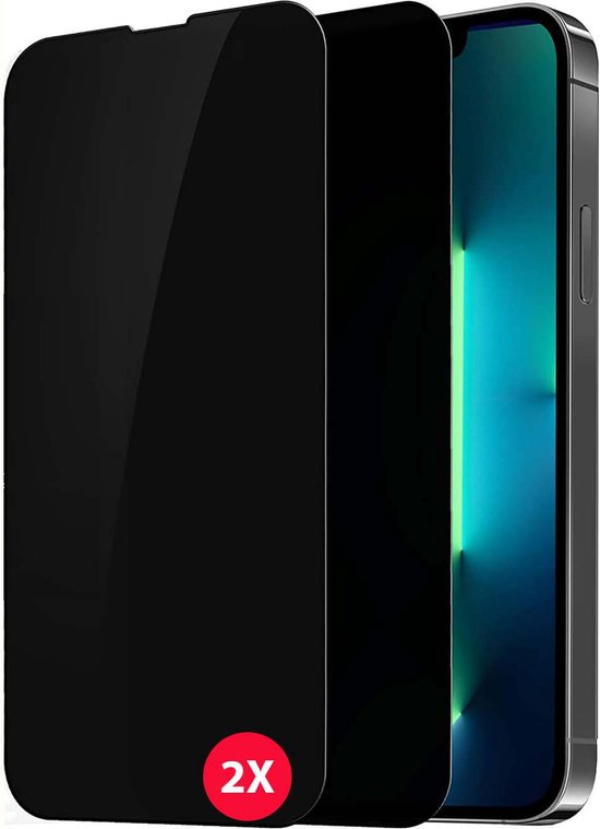 BixB IPhone 12 Mini Privacy Screenprotector 2pack - Privacy Screenprotector iPhone 12 mini - Privacy Glas iPhone 12 mini - Privacy Screenprotector iPhone 12 mini - Privacy Screenprotector BixB