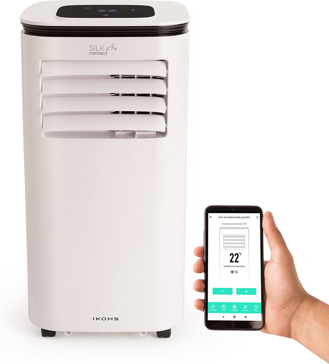 CREATE - Draagbare airconditioner 3 in 1 WiFi 9000 BTU- Wit