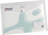 Sac enveloppe Rexel ice A4 + carte de visite transparent | 10 pièces