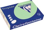 Papier de couleur Clairefontaine Trophée, A4, 80 g, 500 feuilles, vert naturel 5 pièces