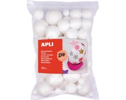 Apli Apli Piepschuimballen - Diverse Maten - 100 stuk.