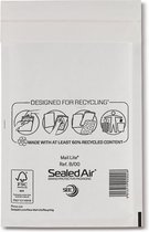 Mail Lite® Luchtkussenenvelop nr. 12, 210 x 120 mm, Kraftpapier, Wit (doos 100 stuks)