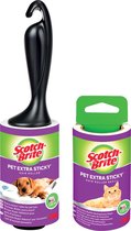 Scotch Brite Lint Roller, Extra Adhesive For Animal Hair, 48 Sheets