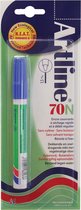 ARTLINE 70 NEAT - Permanent Marker - 12 stuks op blister - 1,5mm Lijndikte - Blauw