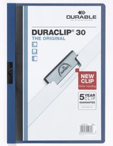 Klemmap durable 2200 a4 pl/tr 3mm blauw | 1 stuk | 25 stuks