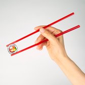 Kikkerland Rainbow Chopsticks - Baguettes de couleur arc-en-ciel - 6 sets - Réutilisables
