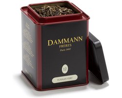 Dammann Frères - Yunnan Vert blikje N° 12 - 100 gram losse groene thee uit de Yunnan provincie in China - Volstaat voor 50 kopjes thee